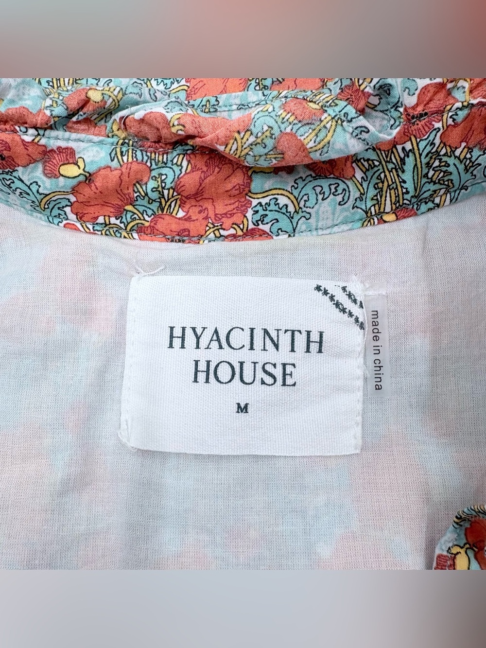 Hyacinth House Orange & Blue Floral Louisa Maxi Dress - Picture 15 of 16
